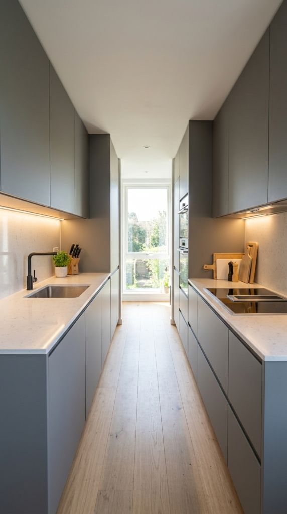 Slim Galley Layout